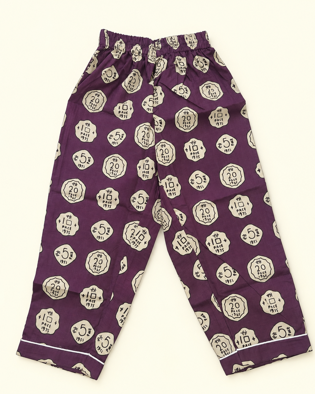 A coin printed pant  from fNightWear from brand Aruvo with white background
