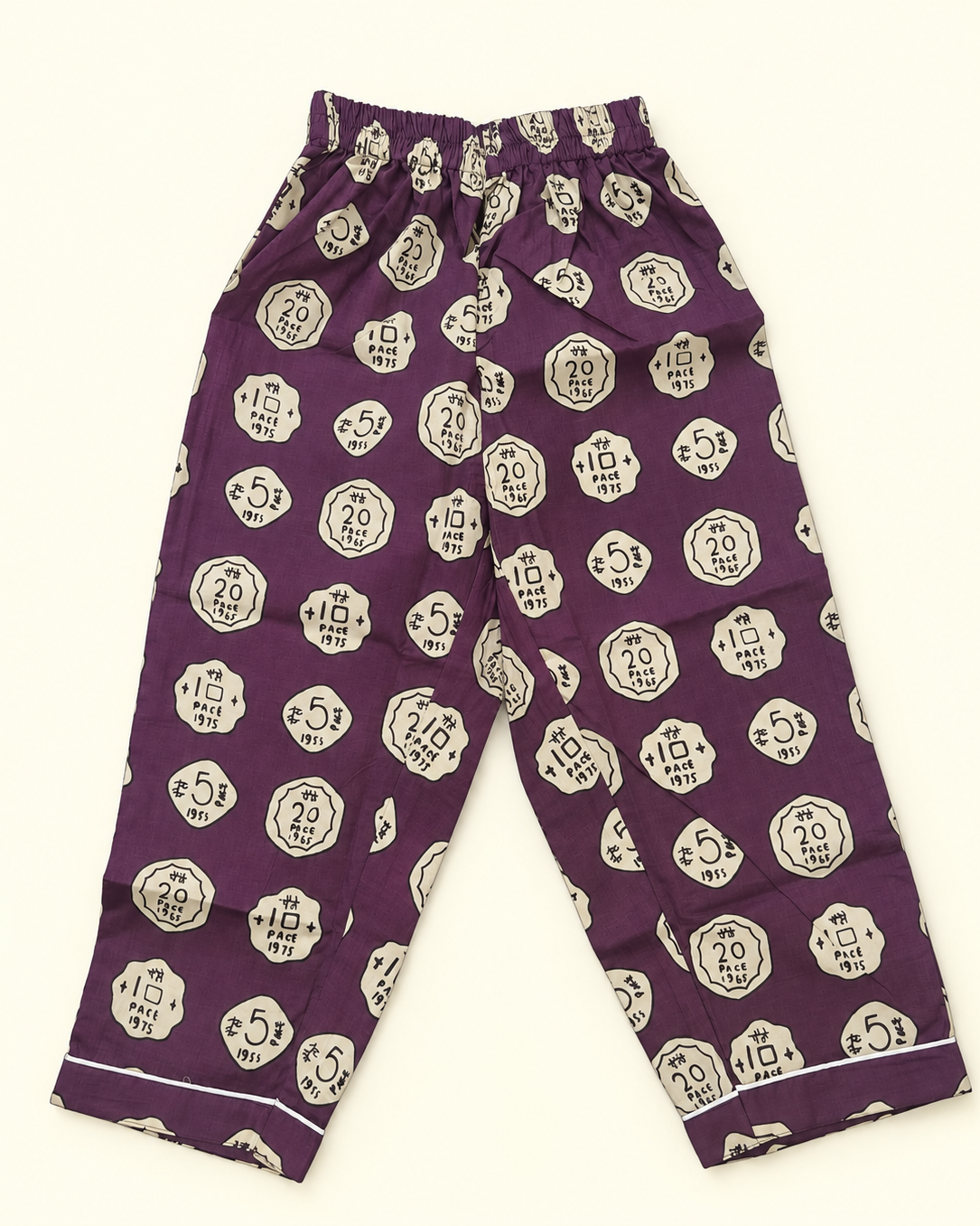 A coin printed pant  from fNightWear from brand Aruvo with white background