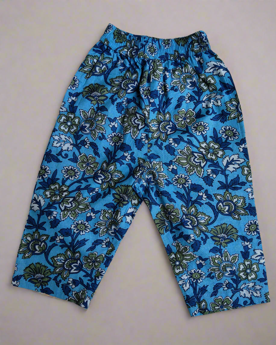 Pure Cotton Sleeveless Top and Pant Set for Summer | Aruvo