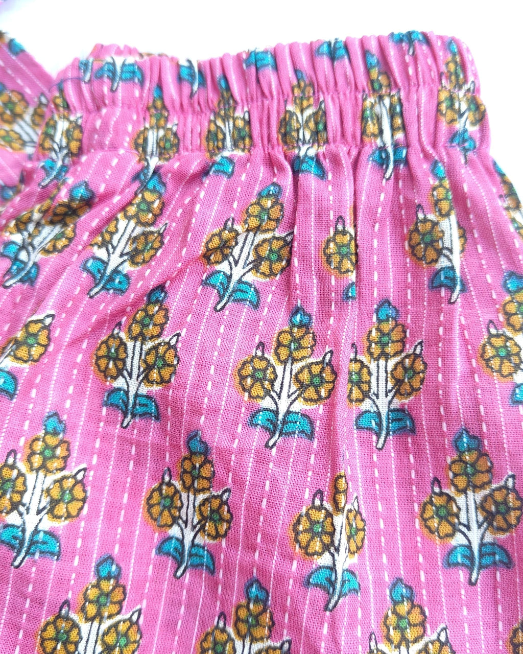 SnugBug Pure Cotton Girls half sleeve shorts set
