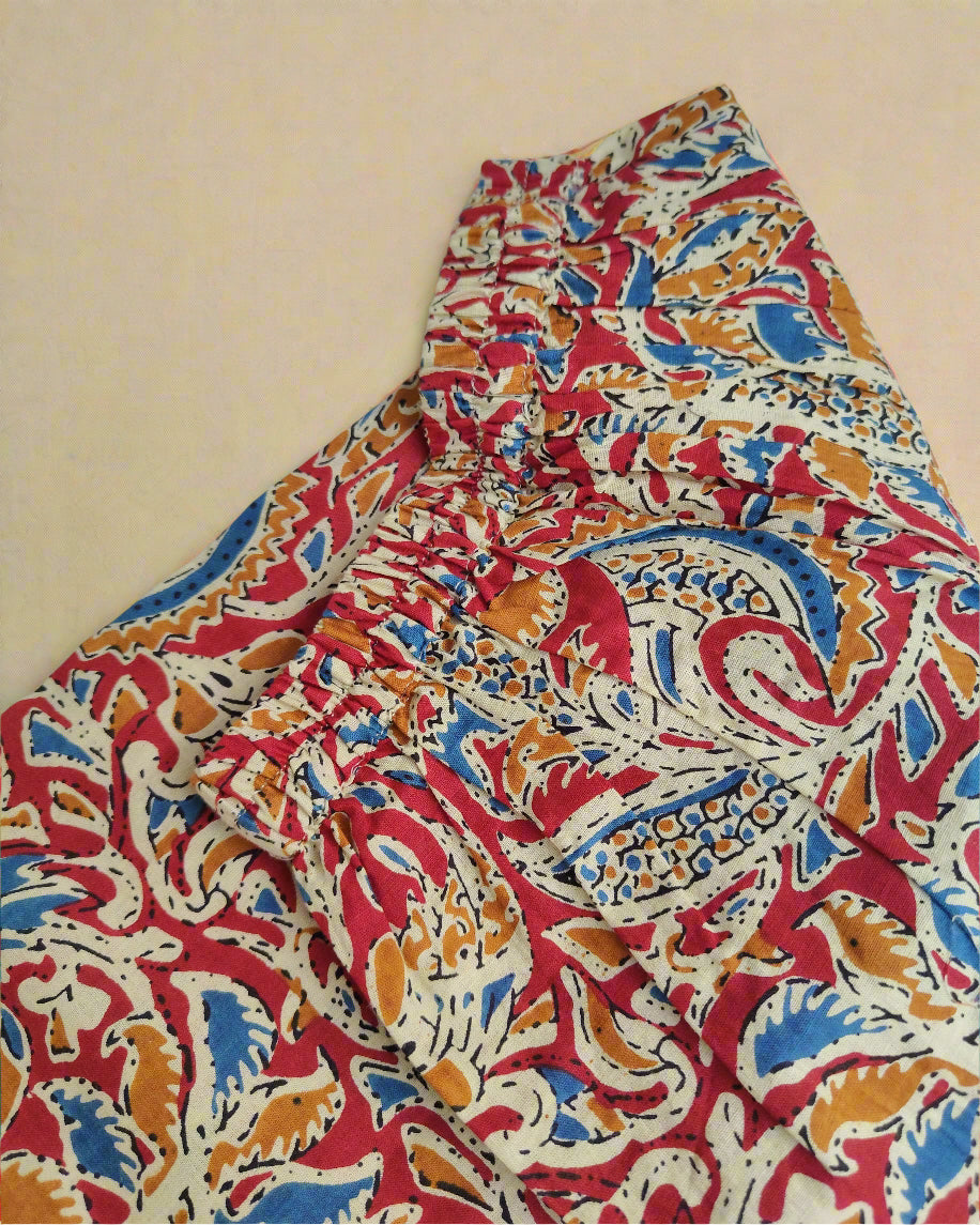 Girls Cotton Half Sleeve Boat Neck Pant | Trendy Summer Wear | Aruvo
